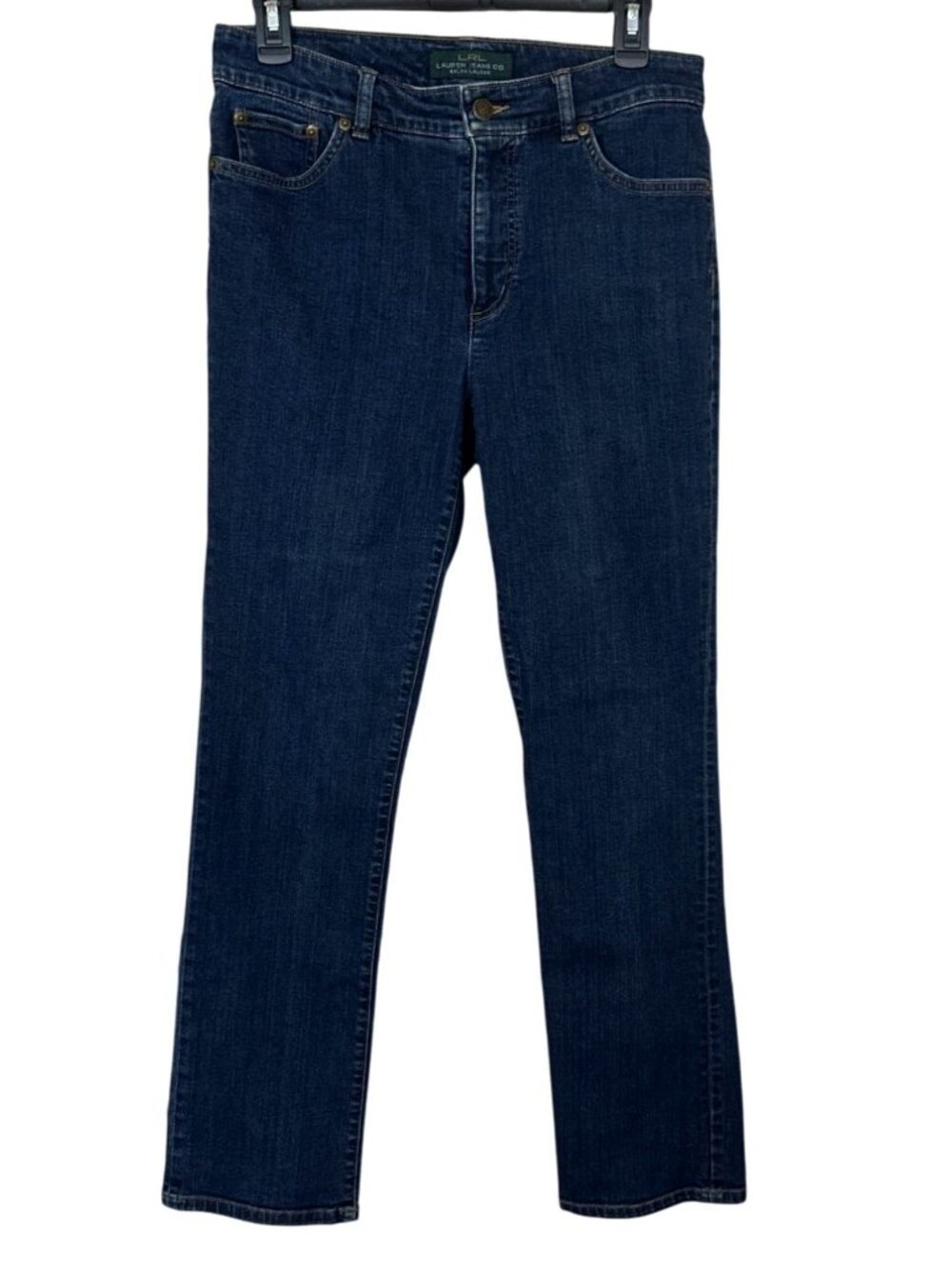 Lauren Ralph Lauren Jeans Size 8 Heritage Mid Rise Straight Dark Blue Vintage